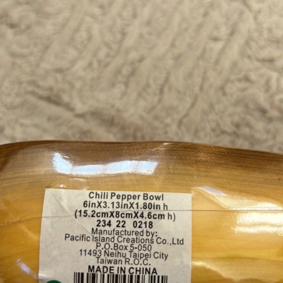 Set of 3 Chili pepper bowls in red green yellow - new in sealed packaging - Picture 12 of 16